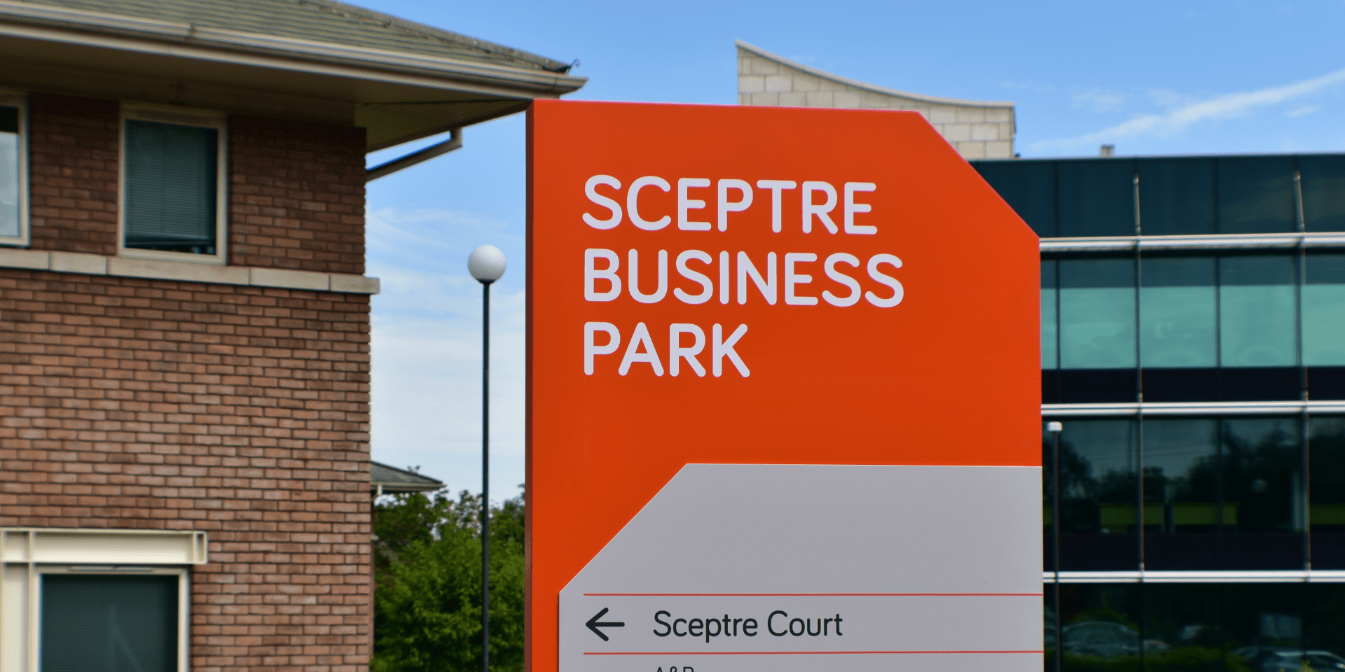 Freestanding Business Park Sign