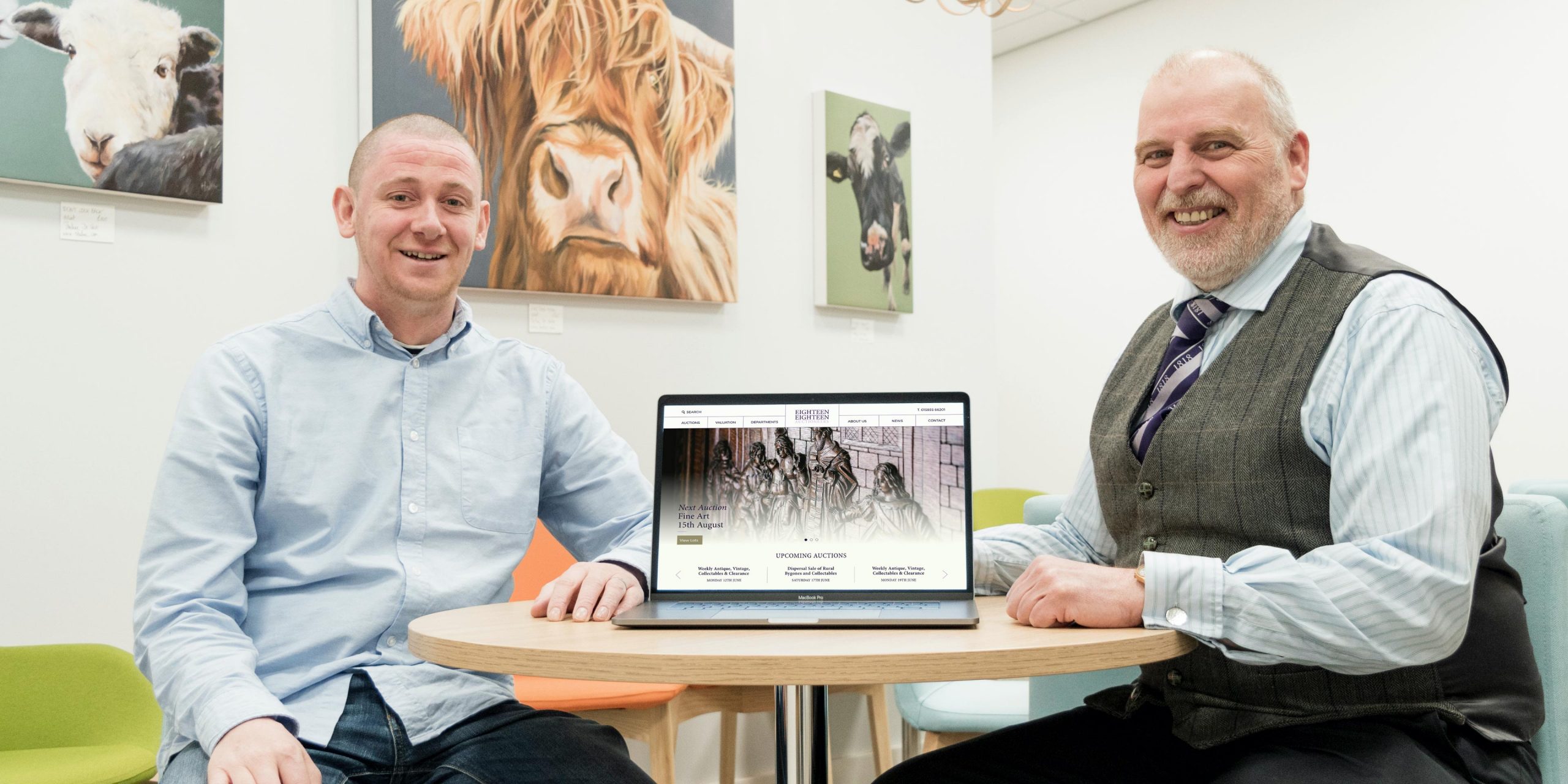 The Design Attic Delivers New 1818 Auctioneers Website